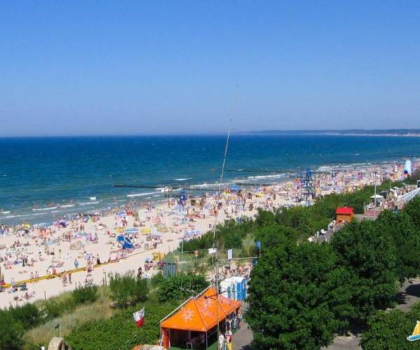 Plaża <br>w Ustce