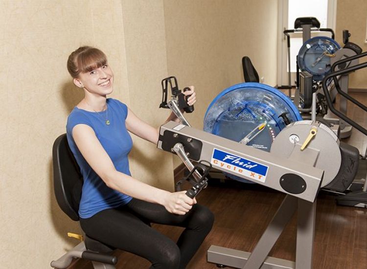 Занятия на велотренажере