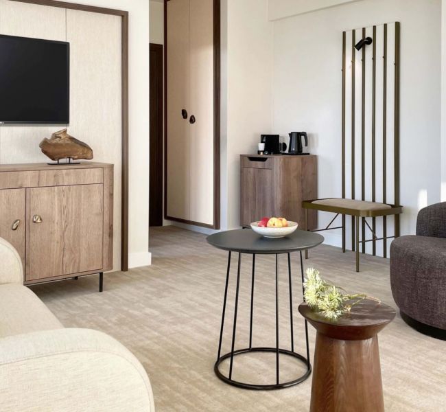 apartament exclusive </br> - salon, 2x sypialnia, sofa, 2x łoże 180x200, taras